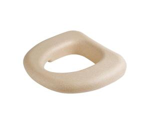 Ysyqkn Elevated Toilet Seat Cushion, Universally Applicable, Soft Padding, Waterproof Material, Suitable for Elderly People Who Need to Get Off The Toilet, Khaki