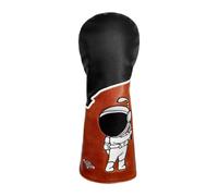 Ysyqkn Golf Head Cover Golf Club Head Cover Golf Wood Headcover PU Leather Sleeve Waterproof Lining Unique Astronaut Styling Suitable for Men, DR 35.5cmx14.5cm