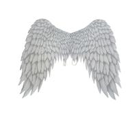 Ysyqkn Halloween Angel Costume Feather Cosplay With Straps Non Woven Lightweight Foldable Construction With Fastening Loops, color to 2
