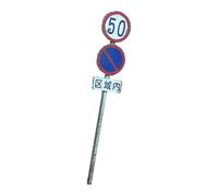 Ysyqkn Miniature Traffic Light Model, Micro Landscape 1:64, Props for Traffic Signs, DIY Miniature, Style A