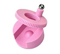 Ysyqkn Nail Art Pen Dynamic Tool Rotating Nail Art Supplies Automatic Pull for Nails Portable Manicure Tool Crafted From PP Universal Compatibility, Pink 8mm Bead