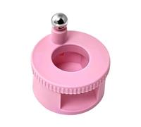 Ysyqkn Nail Art Pen Dynamic Tool Rotating Nail Art Supplies Automatic Pull for Nails Portable Manicure Tool Crafted From PP Universal Compatibility, Pink 10mm Bead