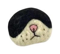 Ysyqkn Pet Door, Pet Keepsake, Refrigerator Decoration, Pet Beard Holder, black white