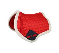 Ysyqkn Saddle Pad for Horses, Shock-absorbing Saddle Pad, Non-slip, Sweat-absorbing, Made of Canvas for Training, Outdoor Competition, Red