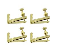 Ysyqkn Set of 4 Tuning Screws for Violin Strings, Made of Rustproof Aluminum Alloy, Suitable for Orchestras And Music, gold
