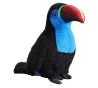 Ysyqkn Toucan Animal Toy Sculpture Figurine Filled with PP Touch Suitable for Bedroom Gift Home Decoration, Blue