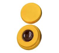 Ysyqkn Watch Oiler Dish Holder for Watch Oils, Watch Accessories, Repair Case, Compact PP Lid for Watchmaking Workshops, Hobbyists, Beginners, Maintenance, Yellow