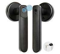 Yszbiay Smart Electronic Door Knob, Fingerprint Door Lock with 30 Fingerprints, Keyless Entry for Home, Office, Bedroom, Black