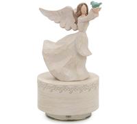YT3 Studio Angel Music Box, Sculpted Hand-Painted Musical Figure Gifts Guardian Angel Music Boxes for Girls Mom Women Christmas Valentine's Mother's Day Birthday Anniversary Ornament Present