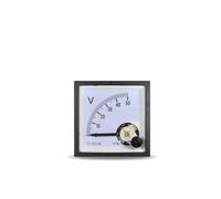 Yt48 DC Voltmeter 5V 10V 15V 20V 30V 50V 75V 100V 150V 250V Pointer Meter 99c1 Cp48 1Pcs(DC 10V)