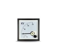 Yt72 DC High Voltage Voltmeter 5kV 10kV 20kV 30KV 50kV 100kV Pointer Meter 1Pcs(20KV and resistance)