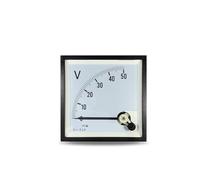 YT96 DC Voltmeter 5v 10v 15v 20v 30v 50v-1000V Pointer Dc Voltage 96 * 96mm 1Pcs(DC 100V)