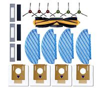 Ytaland Replacement Accessories for Ecovacs Deebot N10 / N8 / N8+ / N8 Pro/ N8 Pro+ / OZMO T8 / T8+ / T8 AIVI/ T8 AIVI+ / T9 / T9+ Vacuum Cleaner, 4 Mop Cloths, 3 Filters, 4 Dust Bags,1 Main Brush