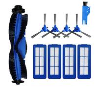 Ytaland Replacement Part Accessory for eufy Robovac 11S Max,15C Max,30C Max, G30, G30 Edge,G30 Hybrid Robot Vacuum Cleaner, 4 Filters, 1 Main Brush, 4 Side Brushes