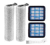 Ytaland Replacement Parts Accessories for BISSELL CrossWave OmniForce 3912N & OmniFind Cordless Wet and Dry Vacuum Cleaner, 2 Roller Brush, 2 Filters