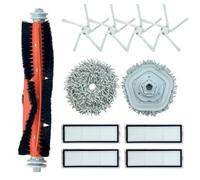 Ytaland Replacement Parts Accessories for Dreame W10 / W10 Pro Robot Vacuum Cleaner (1 Main Brush, 4 Side Brush, 4 HEPA Filters, 2 Mop Pads)
