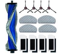 Ytaland Replacement Parts Accessories for ECOVACS DEEBOT N20 PRO Plus Robot Vacuum Cleaner (1 Main Brush, 4 Side Brushes, 4 HEPA Filters, 4 Mop Pads)