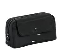 YTBHSHXZ, 2pcs for Student Solid Color Pen Bag Large Capacity Stationery Storage Bag School Supplies for Schools(Black)