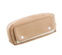 YTBHSHXZ, 2pcs Large Capacity Cute Pen Case Multi-Functional Storage Students Stationery Supplies for Schools(Khaki)