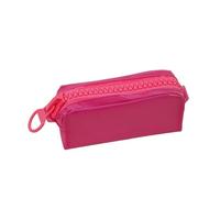 YTBHSHXZ, 2pcs Large Zipper Square Large Capacity Student Stationery School Supplies Storage Bag for Schools(Red)