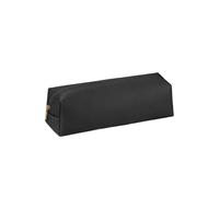 YTBHSHXZ, 2pcs Leather Pencil Case Waterproof Stationery Holder Storage Zipper Pencil Pouch for Schools(Black)