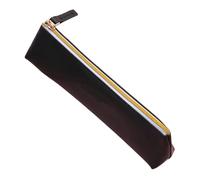 YTBHSHXZ, 2pcs Pencil Bag Solid Color Student Supplies School Office Stationery Supplies for Schools(Black)