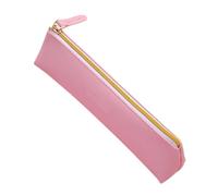 YTBHSHXZ, 2pcs Pencil Bag Solid Color Student Supplies School Office Stationery Supplies for Schools(Roze)