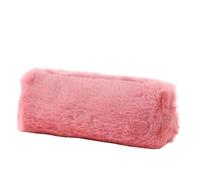 YTBHSHXZ, 2pcs Pencil Case Plush Portable Pen Pencil Pouch Bag School Office Supplies Stationary Case for Schools(Deep Pink)
