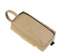 YTBHSHXZ, 2pcs Pouch School Supply Pencil Case Stationery Office Study Portable Storage Bag for Schools(Khaki)