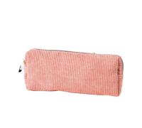YTBHSHXZ, 2pcs Solid Color Stationary Corduroy Pen Case School Supplies Trousse Pencilcase for Schools(Roze)