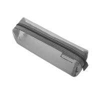 YTBHSHXZ, 2pcs Transparent Pencil Case Simple Storage Pencil Box Office School Supplies Stationery Box for Schools(Grijs)