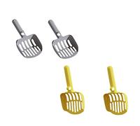 YTBHSHXZ 4pcs Skid Litter Scoops Large Cat Portable Scratch Sturdy Material