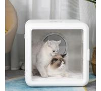 YTBHSHXZ 65L Electric Automatic Efficient Drying Machine with Smart Temperature Control and 360, Cat Dryer Box(110V)
