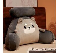 YTBHSHXZ Back Support Comfortable Backrest Cushion to Relax Arm and Lumbar Fluffy Waist Rest Cushions(Black,60 * 40cm)