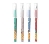YTBHSHXZ biro pens， Ballpoint pen, gel 4-pack 0.5 mm ink, 4 colours, 1 each