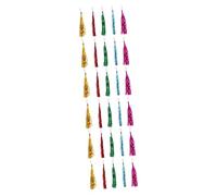 YTBHSHXZ cat teaser, Interactive Cat Toys Soft Squeaky Teaser Stick for Kitten(Assorted Colorx3pcs,27X5CMx3pcs)