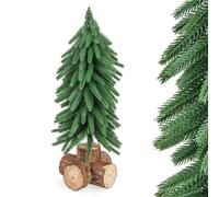 YTBHSHXZ christmas tree， 40 CM Tabletop, with 200 Branch Tips and Solid Wood Base, Mini Xmas for Home, Office & Shop