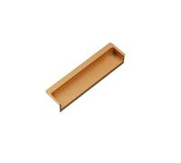 YTBHSHXZ Drawer Handles， Shoe Cabinet Dark Handle Embedded Moving Door Closet Buckle Hand Invisible Drawer Modern Simple(Golden120 Mm)
