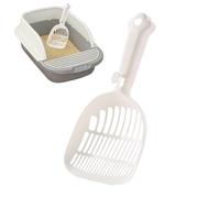 YTBHSHXZ Ergonomic Long Handle Shovel Sieve for Pets, Efficient Cleaning, Home, Easy Indoor(White)