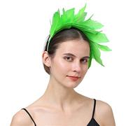 YTBHSHXZ, Fancy Feathers Wedding Bride Headwear Race Party Women Hair Accessories Cocktail Fascinator(As Picture)
