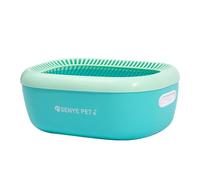 YTBHSHXZ large cat litter trays, Cat Litter Basin Open Top Pet Litter Tray Bedpan Portable Kitten Potty Toilet Anti Splashing Cat Litter Tray with High Side, Large(Blue)