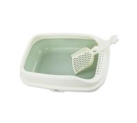 YTBHSHXZ large cat litter trays， Cat Litter Box Open Top Pet Litter Tray Cat Sand Basin Deep Toilet Bedpan Potty Toilet for Other Pets Kitten Hamsters Rabbit Small Animals,