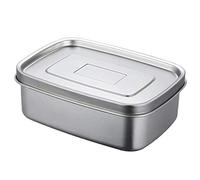 YTBHSHXZ Lunch Box， Bento Boxes Food Container Sandwich Dinnerware Stainless Steel for Adults 2 Layers Lunch Box School Offi(1)