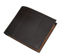 YTBHSHXZ Mens Wallet Muti-Functional Blocking Leather Credit Card Holders,Banknote Compartments,ID Window,Minimalist Wallets(Bruin)