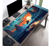YTBHSHXZ mouse mat， Canyon Cowboy Scenery Mat with Stitched Edges,Non-Slip Base Keyboard Mousepad for Home Office Gaming Work(600x400x3mm)