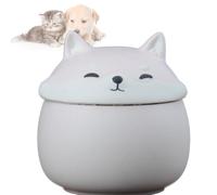 YTBHSHXZ pet urns， 160ml Small Keepsake Handmade Ceramic Dog Urn(Pink)