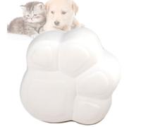 YTBHSHXZ pet urns， Cat Dog Urn Handicrafted Ashes Keepsake Memorial Gift, Ceramic Display Box For Small Pets(A)
