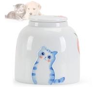 YTBHSHXZ pet urns， Ceramic Urn For Ashes, Cat Keepsake, Pet Urns, Cremation Box, Handicrafted Souvenir