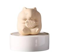 YTBHSHXZ pet urns， Mini Hamster Small Urn, Urns For Pet Ashes, Handmade Ceramic Souvenir, Memorial(B)