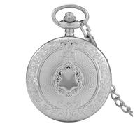 YTBHSHXZ Pocket Watch and Chain, Mens Quartz Pocket Watch Shield Roman Numeral Pocket Watch with Chain Fathers Day Christmas